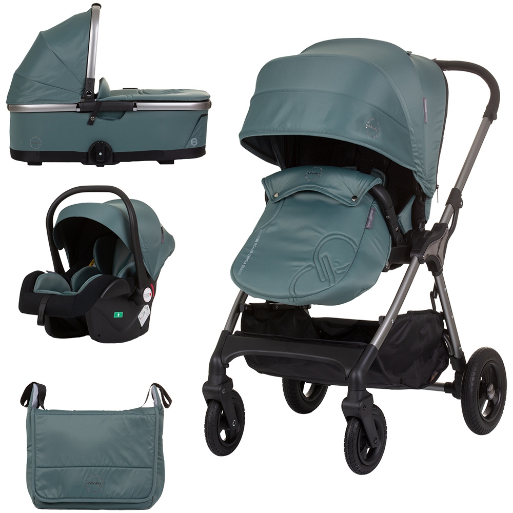 Carucior Chipolino Infinity 3in1 Pastel Green i-Size - imagine 8