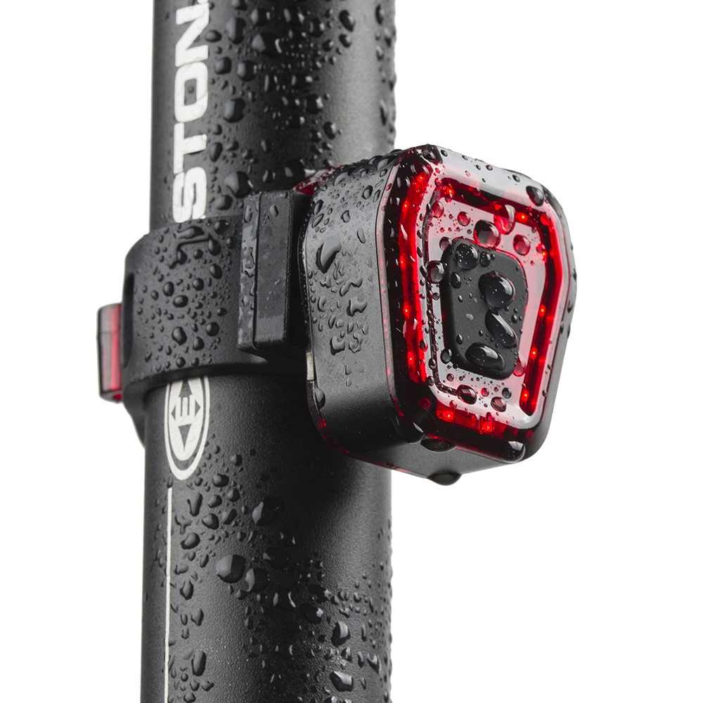 Stop Bicicleta Ikonka LED USB, 100 Lumeni, Rezistent la Apă - imagine 2