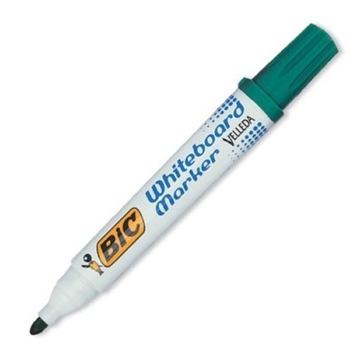 Marker Bic Velleda Verde - Tablă cu Cernelă Usor de Șters