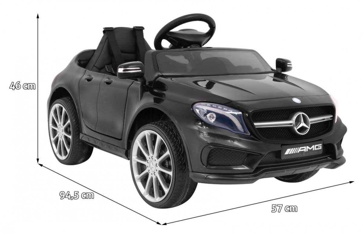 Mașinuță Electrică Mercedes-AMG GLA45 Negru | Autokids - imagine 3