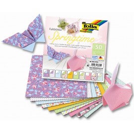 Hartie Origami 50 Coli 15x15 Primavara - Folia Paper