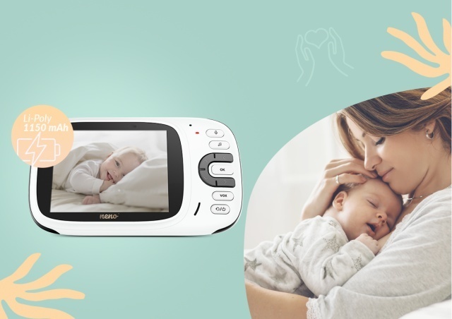 Monitor Neno Vera Wireless pentru Siguranța Copilului - imagine 7