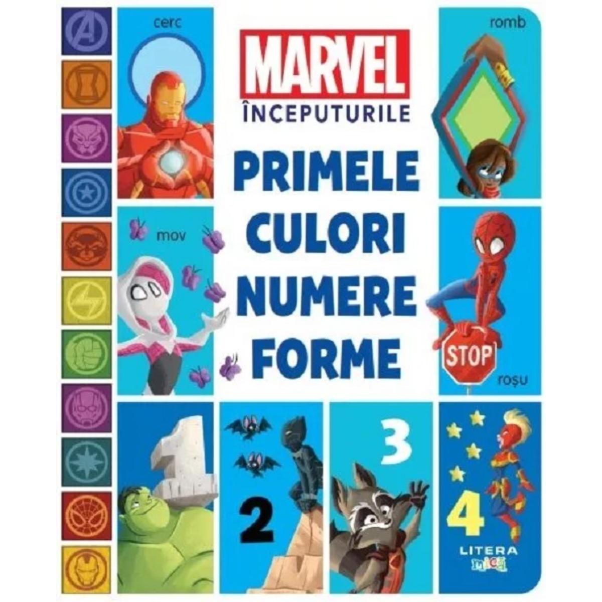 Carte Marvel: Primele Culori, Numere, Forme - Editura Litera