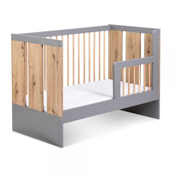 Pătuț Klups Pauline Graphite Dab | Design Modern - imagine 2