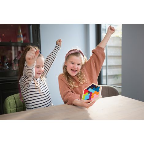 Puzzle Stupul Albinelor BS Toys - Lemn și Logică - imagine 4