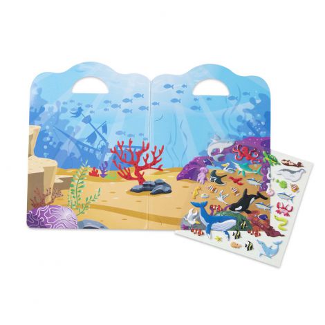 Set Abtibilduri Pufoase Ocean - Melissa & Doug - imagine 4