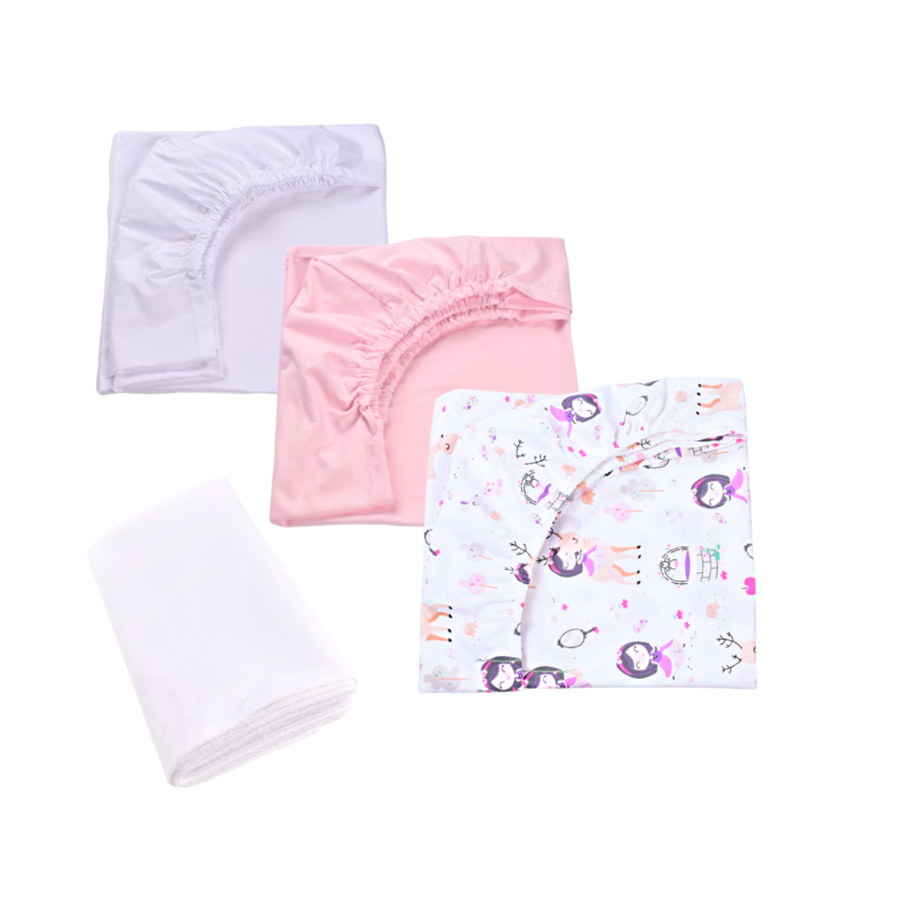 Set Cearsafuri Confort Family pentru Patut - imagine 2