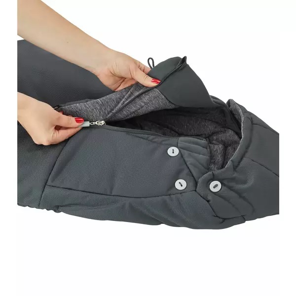 Sac carucior Maxi-Cosi Footmuff Sparkling Grey