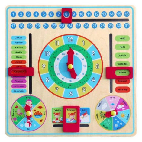 Calendar Educativ Lemn Fakopancs - Anotimpuri