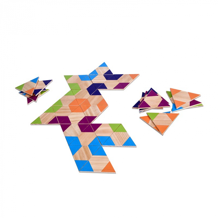 Joc Domino Triunghiular Lemn BS Toys