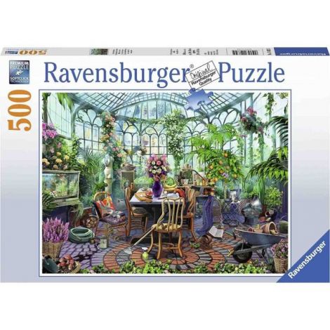 Puzzle Ravensburger Dimineața în Grădină 500 piese - imagine 2