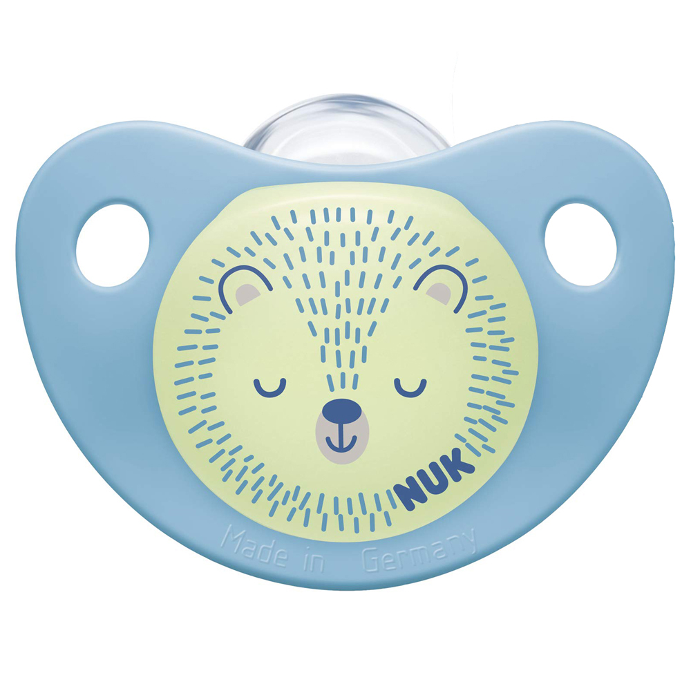 Suzetă NUK Night & Day Silicon M2 Albastru 6-18 luni