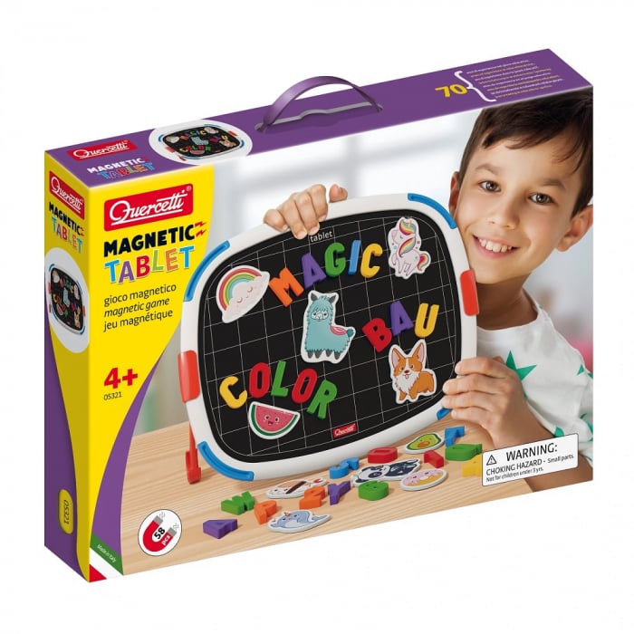 Quercetti Tableta Magnetica Litere Mari | Joc Educational