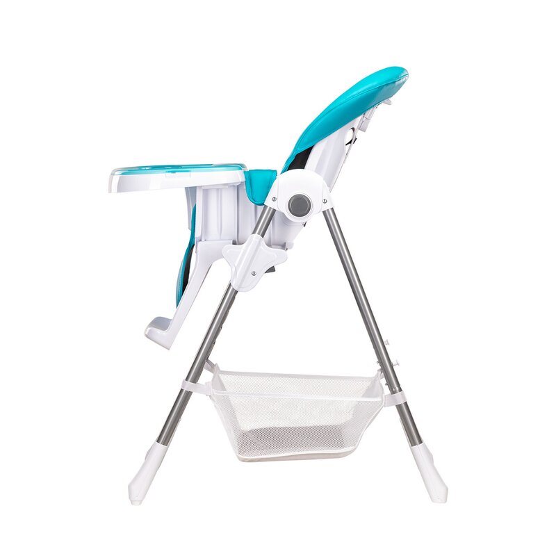 Scaun de masa Lionelo Linn Plus Metal Turcoaz - imagine 8