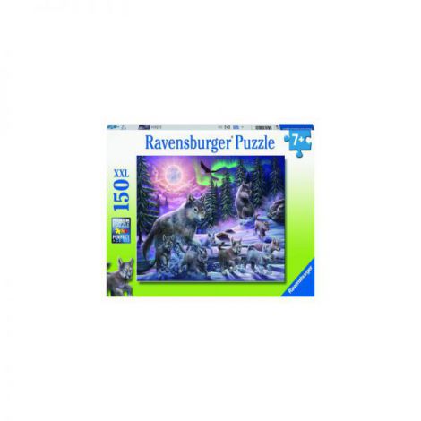 Puzzle Familie de Lupi, 150 piese, Ravensburger