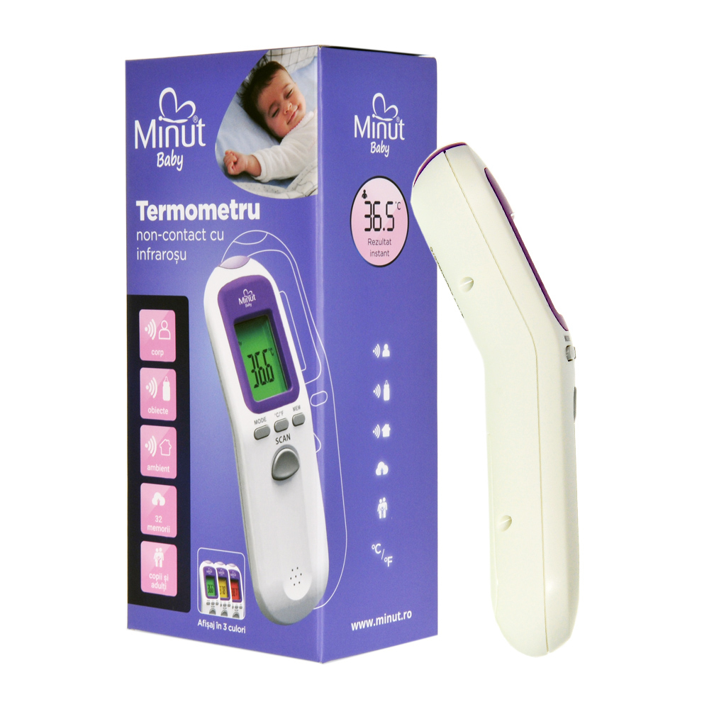 Termometru Minut Baby Non-Contact Infraroșu