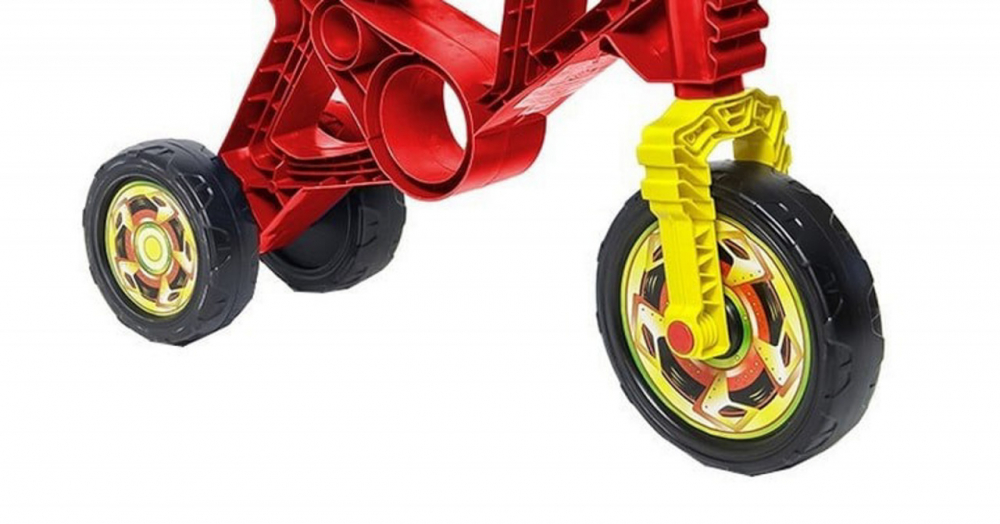 Novokids EVO Balance Bike Rosu | Fara Pedele 3 Roti - imagine 2