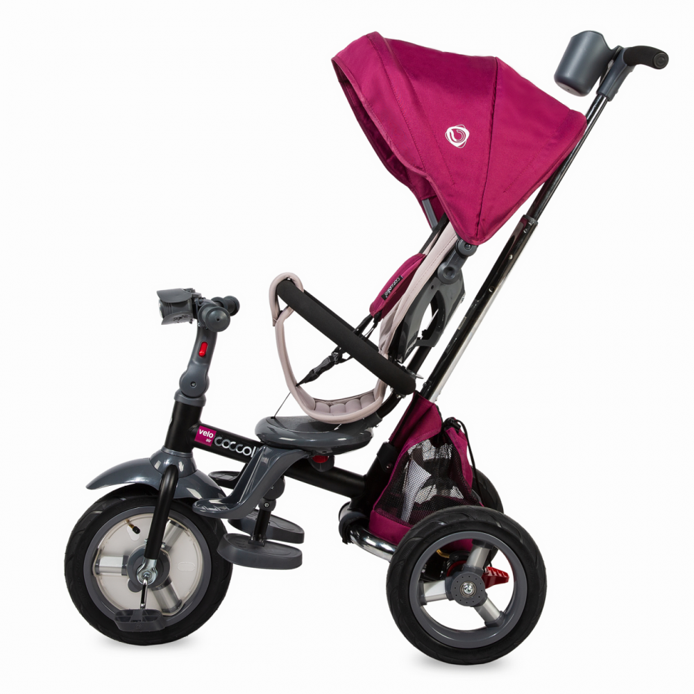 Tricicleta Coccolle Velo Air Violet 4 în 1, Pliabilă - imagine 3