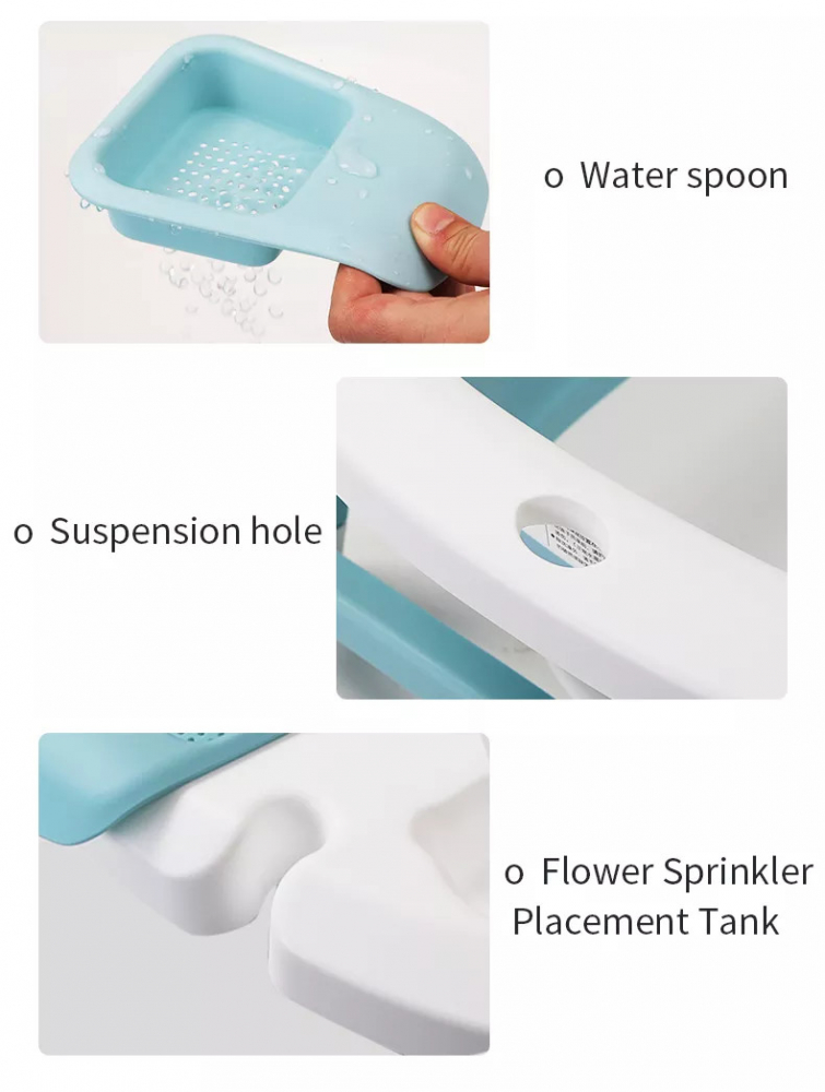 Cadita Pliabila Little Mom Blue cu Senzor - imagine 5