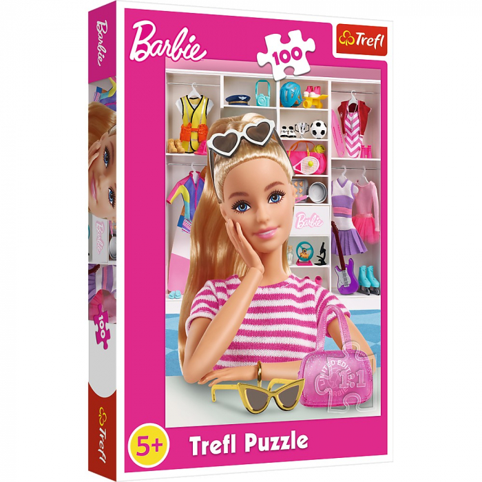 Puzzle Trefl Barbie, 100 piese, +5 ani