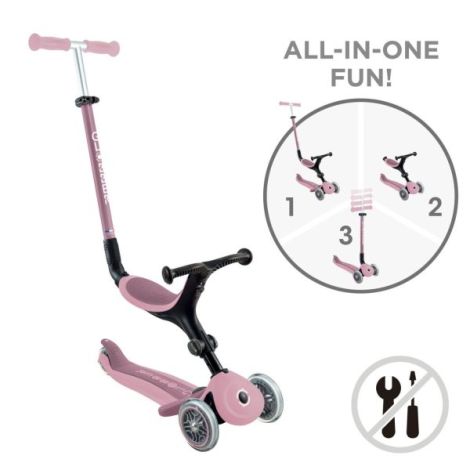 Globber Go-Up 4 in 1 Eco Roz Pal - imagine 11