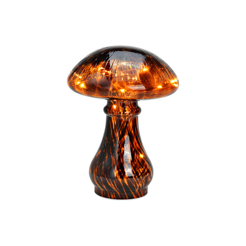 Decoratiune Ciuperca LED Jad Flamande