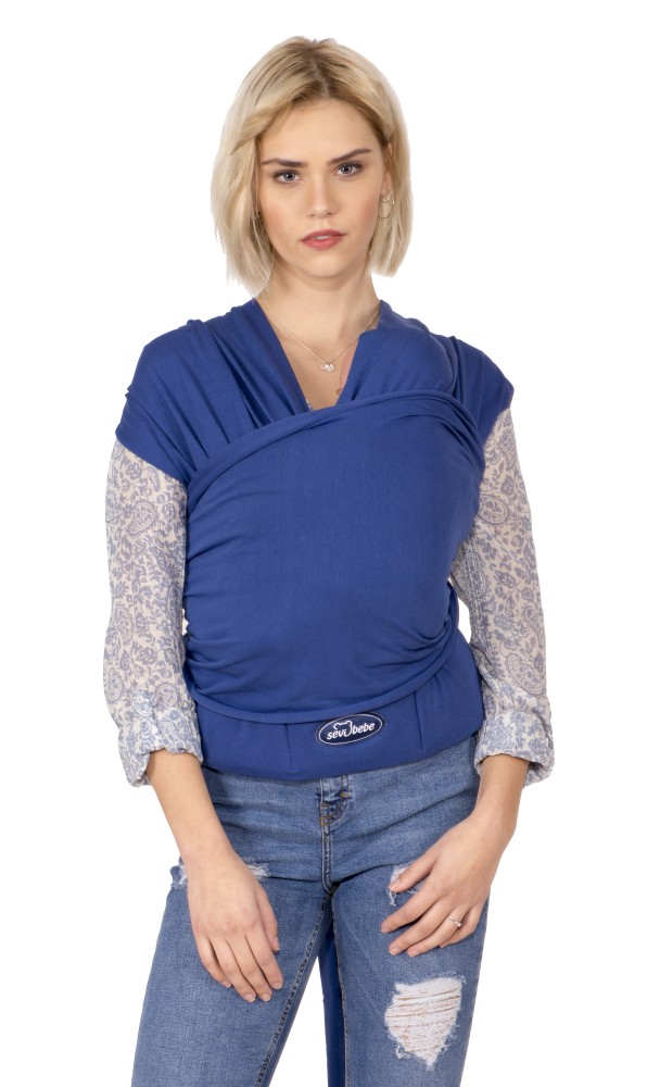 Sal Elastic Sevibebe cu Suport Lombar Albastru - imagine 2