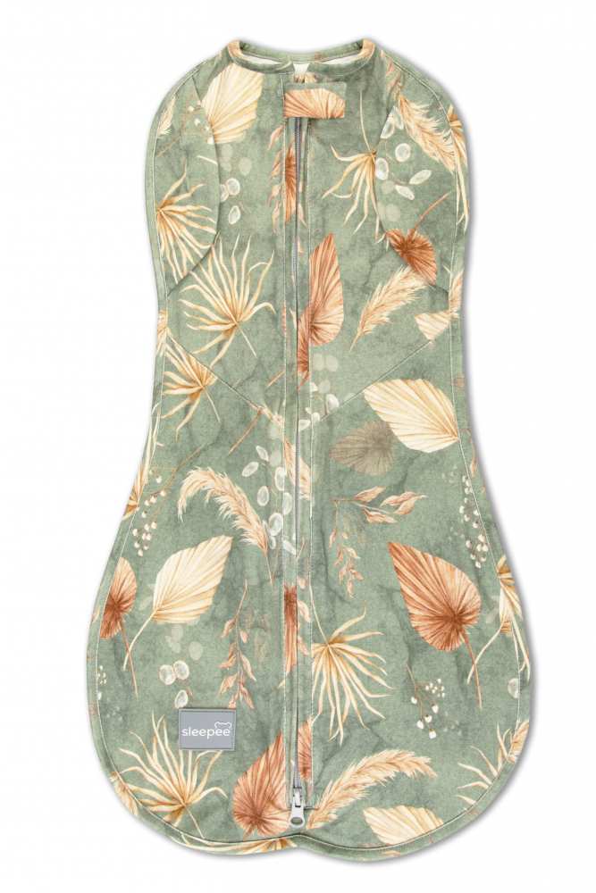 Nor pufos Swaddle Boho Green - confort sigur