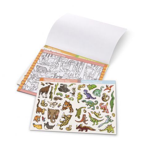 Melissa & Doug Bloc Colorat Animale și Abtibilduri - imagine 3