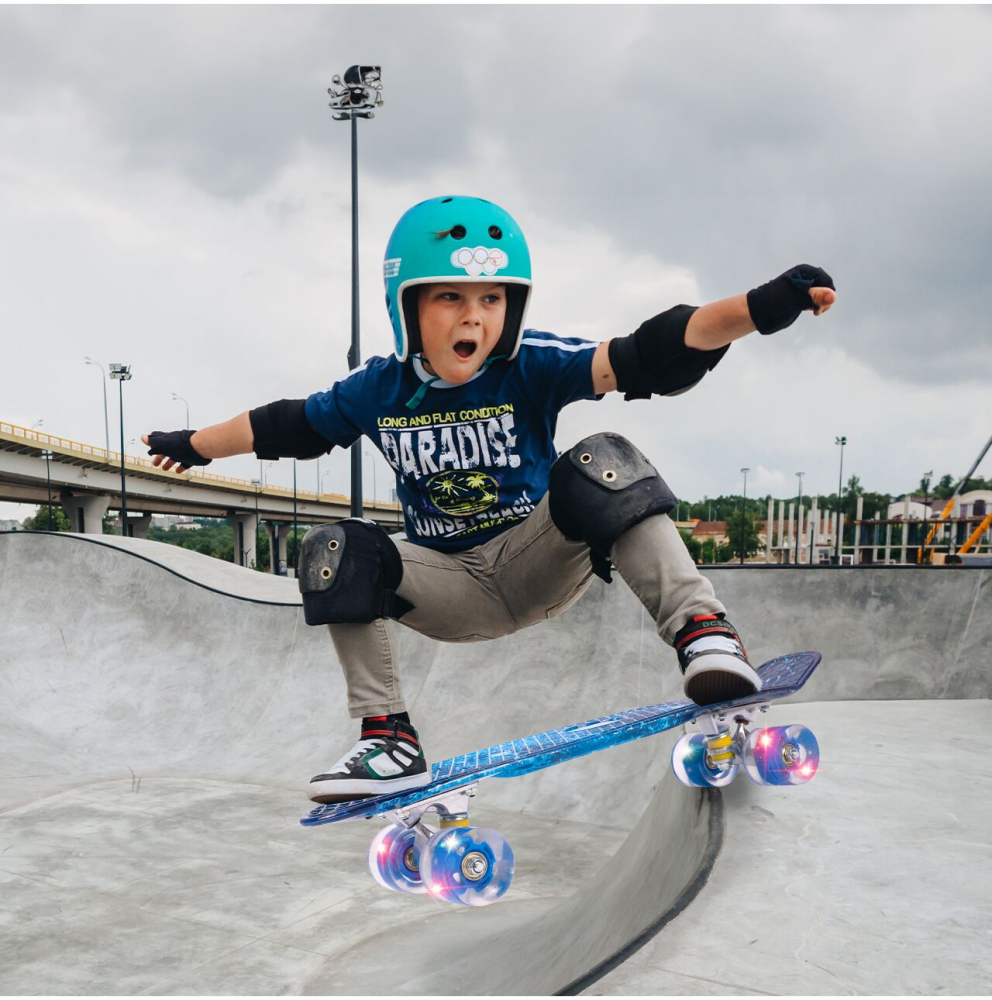 Skateboard LED Malplay Glowing Galaxy - imagine 8