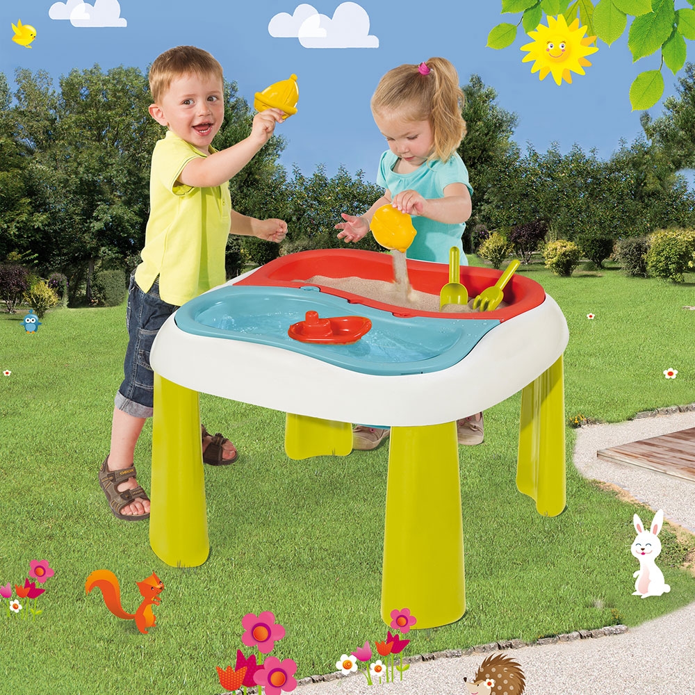 Masa Smoby Water & Sand 2in1 - Joacă Dublă - imagine 5