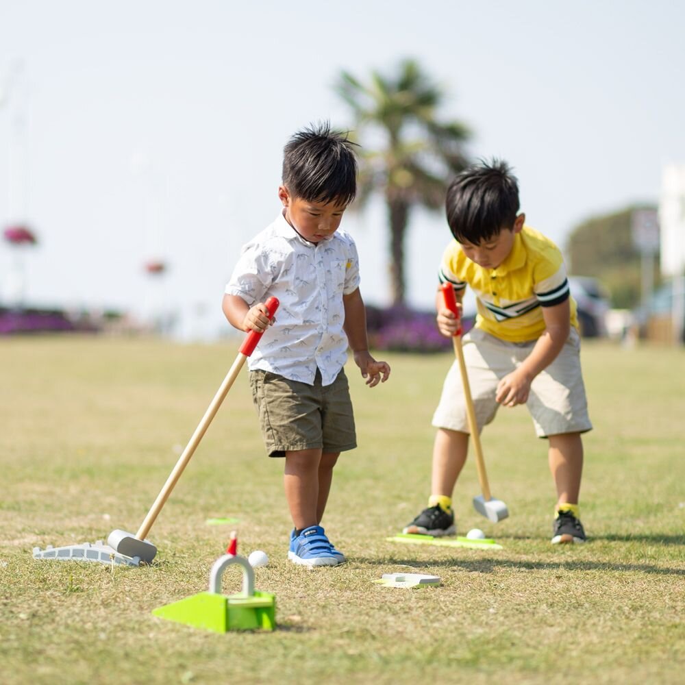 Joc Mini Golf din Lemn Bigjigs Toys - imagine 2