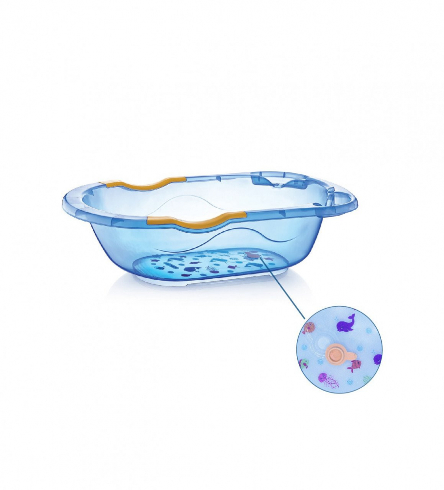 Set Cadita Baie BabyJem 6 Piese - Albastru - imagine 2