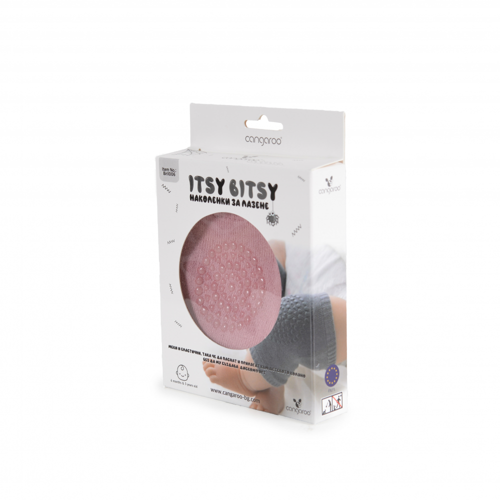 Genunchiere Cangaroo Itsy Bitsy Pink | Protectie - imagine 2