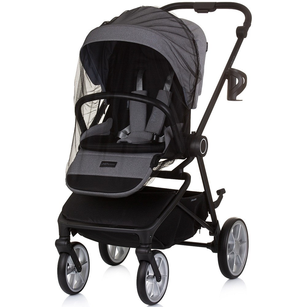 Carucior Chipolino Linea 3 in 1 Ash Grey, 0-22 kg - imagine 4