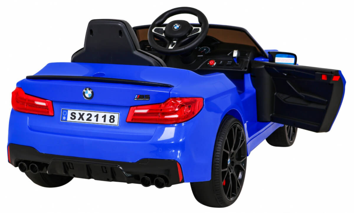 Masinuta Electrica BMW M5 F90 12V Albastru | Autokids - imagine 3