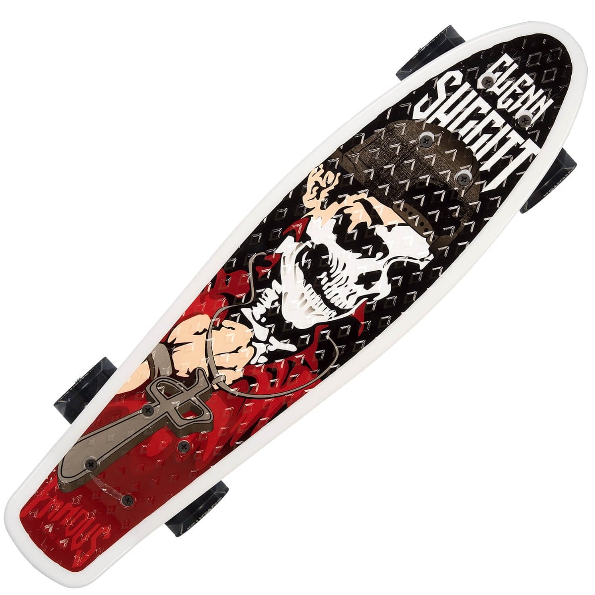 Skateboard Action One cu Roti Luminoase 55cm