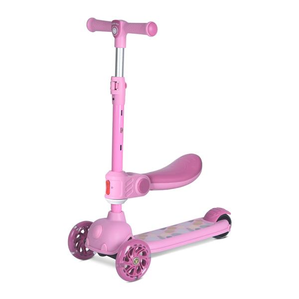 Lorelli Jetster Plus Pink - Trotineta cu LED-uri - imagine 6