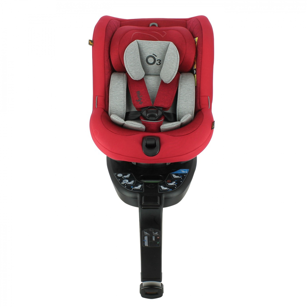 Scaun Auto Nado Migo O3 Roșu, i-Size 40-105 cm - imagine 3