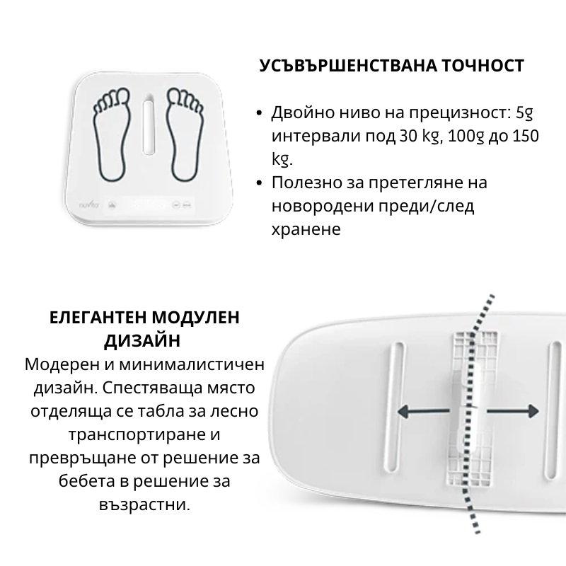 Cantar Nuvita PrimiPesi: Monitorizare Inteligentă - imagine 7