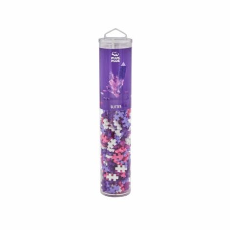 Set Constructie Plus-Plus 240 Piese Glitter Mix