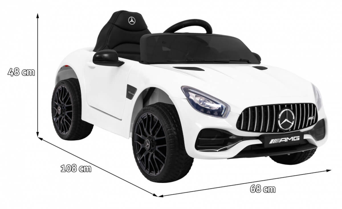 Masinuta Electrica Mercedes GT Alb | Licentiată - imagine 2