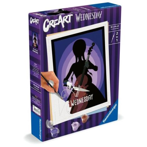 Ravensburger CreArt Wednesday Pictura Numere - imagine 2