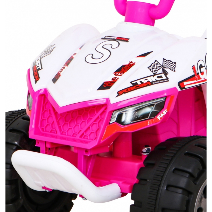 ATV Electric Roz pentru Copii Ramiz cu Audio - imagine 5