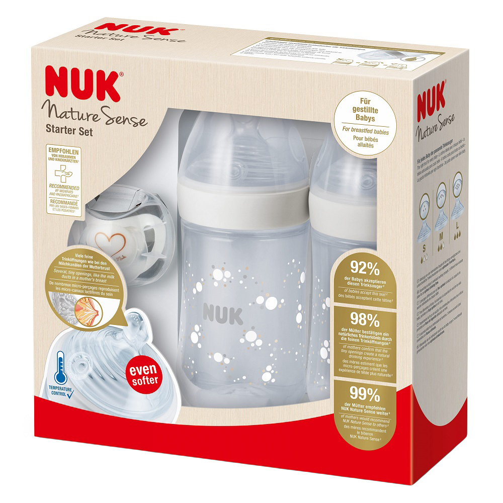 Set Nuk Nature Sense Start Twin, Alimentare Sigură