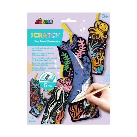 Avenir Set Semne Carte Marine Scratch Art