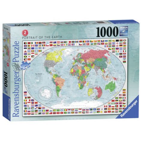 Puzzle Harta Politica a Lumii, 1000 Piese, Ravensburger