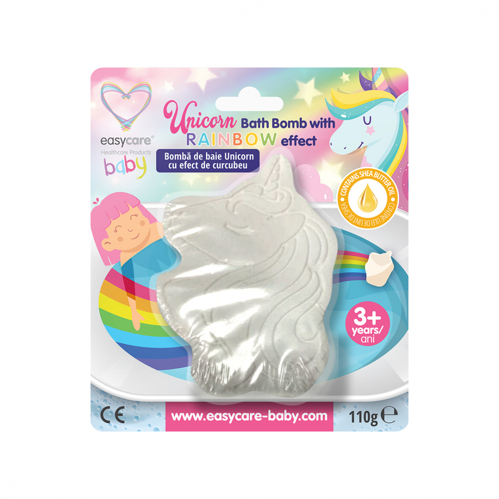 Bomba de Baie Unicorn Easycare Baby - Curcubeu Magic