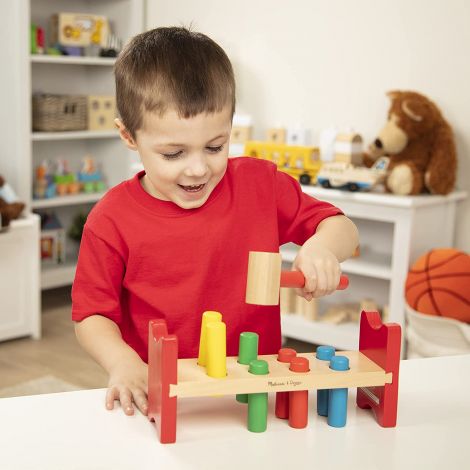 Banc Lucru Melissa&Doug - Jucarie Educativa Lemn - imagine 3
