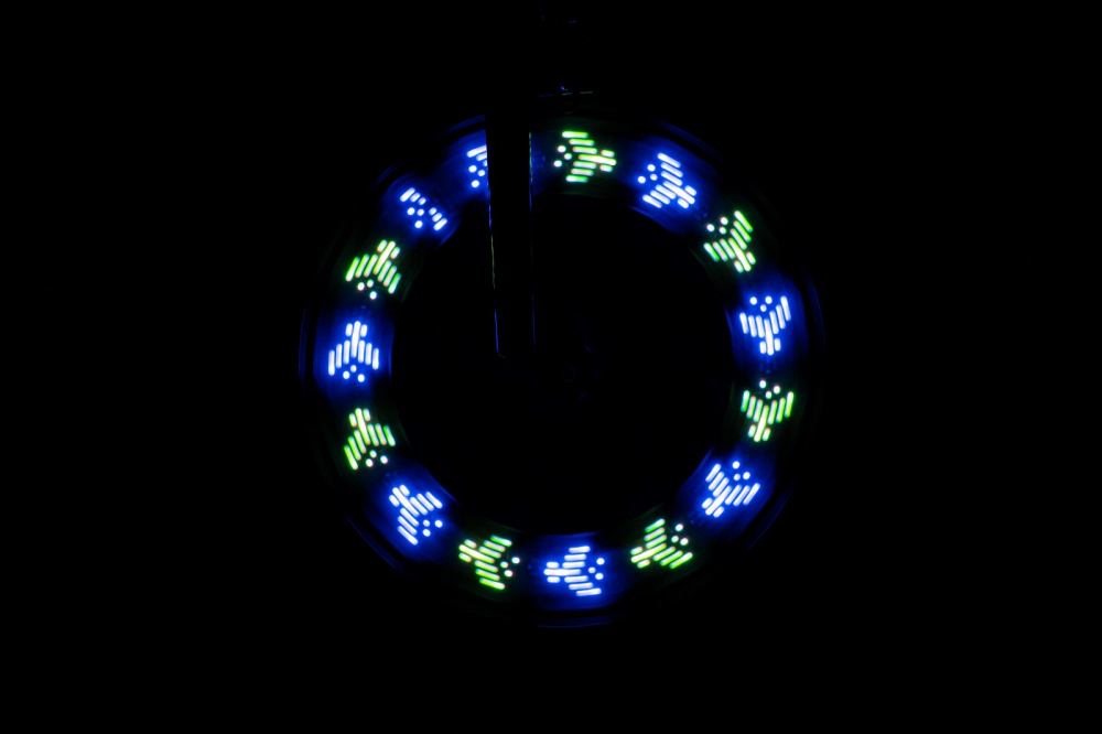 ShapeBrightz - Lumină LED Animatedă pentru Spite Bicicletă - imagine 4